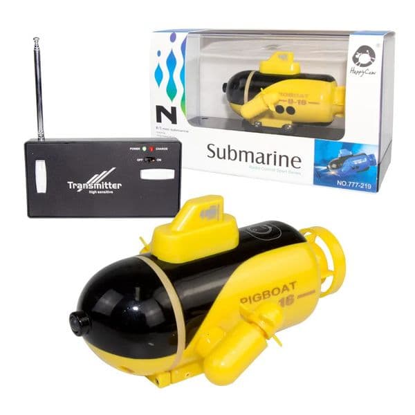 Mini RC Submarine Wireless Remote Control Boat High Speed USB Chargeable Electronic Navigation Model Toys For Kids Birthday Gift 250829BJ