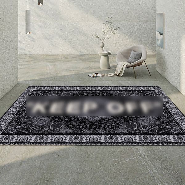 Trend Creative Carpet Living Room Bedroom Designer Brand Bedside Floor Mat