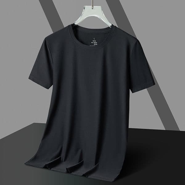elastic couple t shirt ice cold fabric with no binding sensation