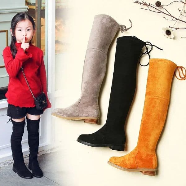Children Over Knee Boots Girl Shoes Knee Fashion Children Boots Autumn And Winter Princess Girls Boots 250901BJ