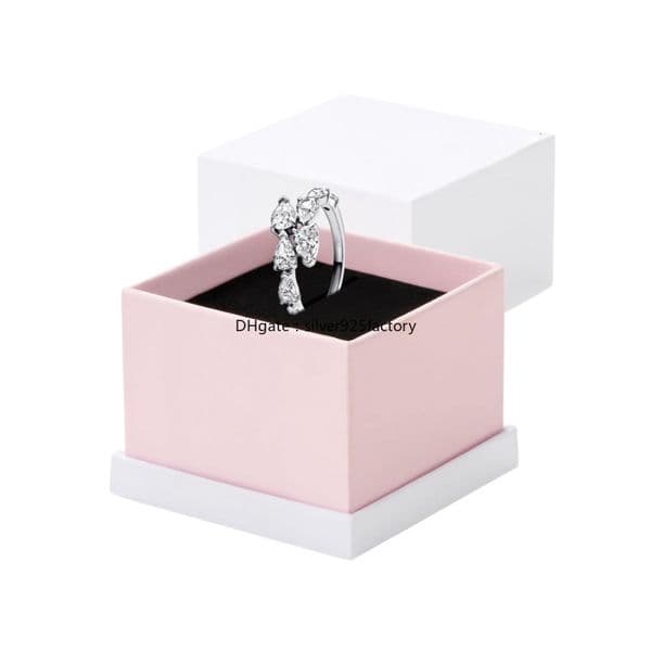 Rings gold Rings for women with box designer luxury jewelry 925 Silver sparkle Diond ring Wedding Ring Christmas gift Ftory Wholesale Z260508
