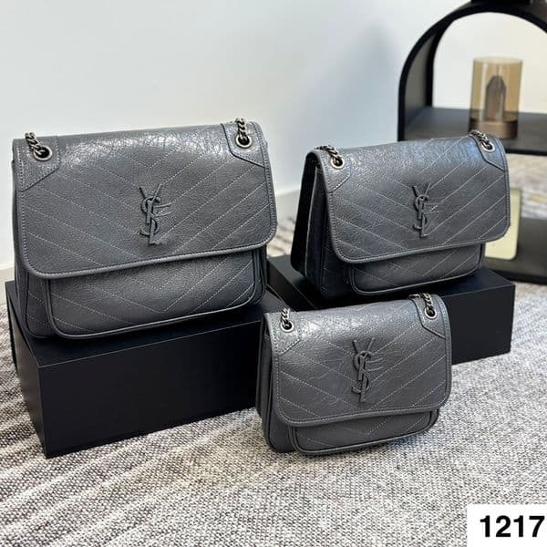 Designer bag luxury shoulder bag crossbody bag high-quality women's wallet Niki retro burst pleated cowhide chain crossbody shoulder bag