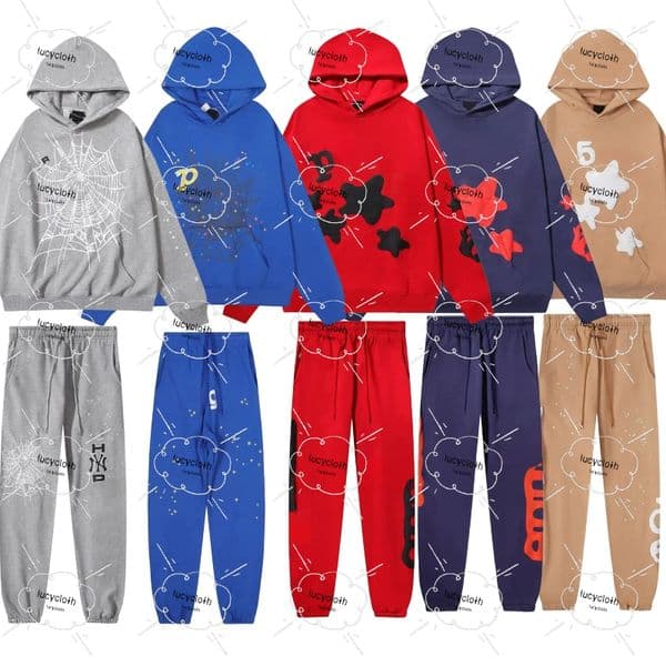Designer Tracksuit Men's Women's Hoodies Web Style Y2K Street Casual Loose Fashion Simple Pullover Long Sleeve Letter Sets