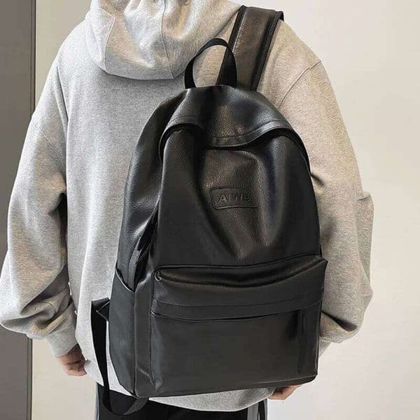 2025 PU Leather Unisex Designer Backpack for Laptops - High-Capacity Travel Companion 123