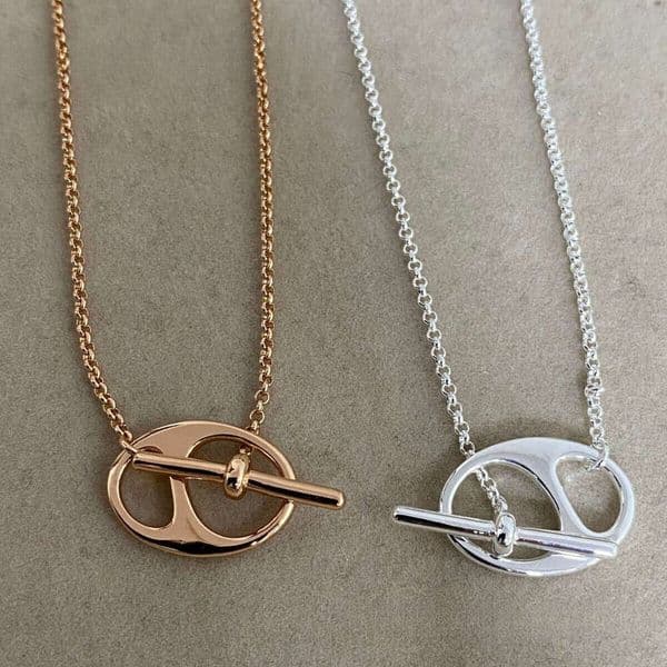 Classic High Quality Irregular Pig Nose Necklace Designer Bracelet Earrings Ring Accessory For Women Double Ring Clavicle Set