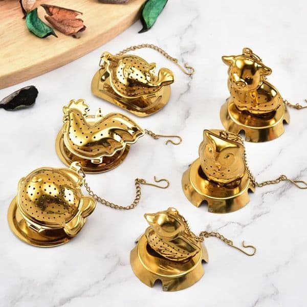 Animal Design Stainless Steel Tea infuser Tea Strainer Z 9.1-4