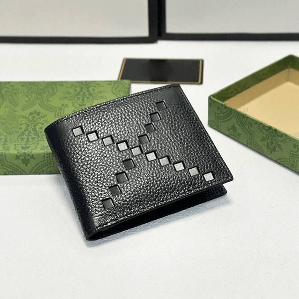 Brand Women Vintage Card Holder Purse PU Leather Interior Zipper Pocket Small Clutch Bags Luxury Unisex Large Capacity Casual Coin Wallets With Box