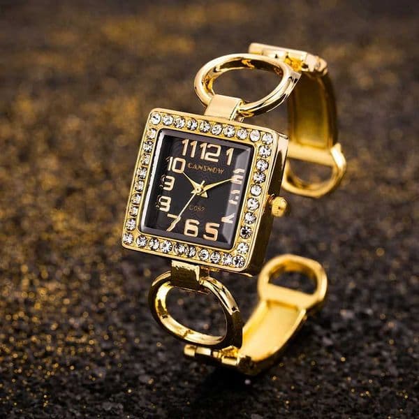 Fashion Womens Gold Watch Bangle Bracelet Stainless Steel Luxury Watches for Women Ladies Quartz Wristwatch RelogioXJ250902