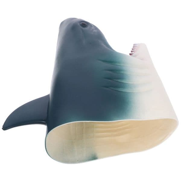 1Pc Shark Hand Puppet Toy Soft Rubber Animal Puppets Creative Educational Play Parent Child Interaction Rubber Toys Stuffed 250901BJ
