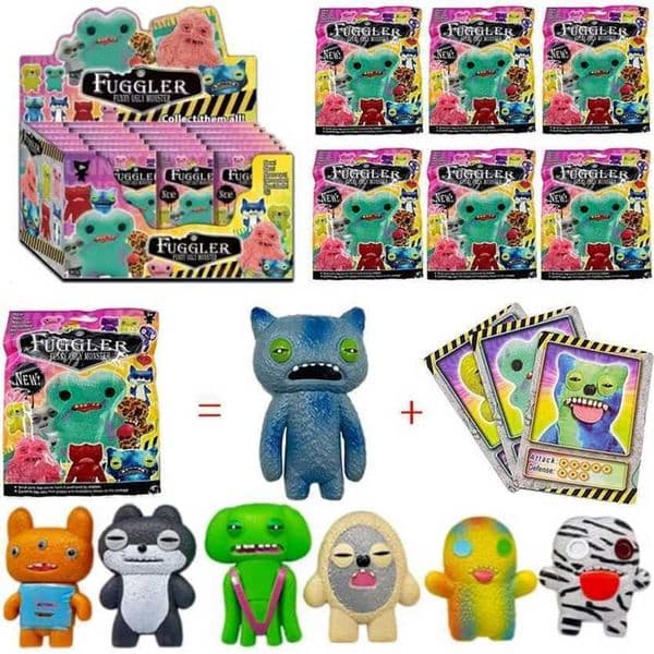 224pcs Fuggler Tooth Monster Series Blind Box Funny Ugly Action Toy Creative Blind Collectible Model Trendy Surprise B9KW K260320 Y260516