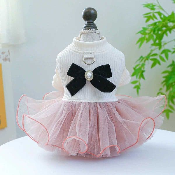 Spring Summer Pet Dog Cat Puppy Tutu Princess Dress Printed Lace Dog Skirt Pet Apparel Dog Dress Z250902