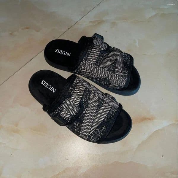Slippers Fashionable Men's Soft Soled Casual Canvas Summer Outdoor Couple Beach Sandals Men Shoes