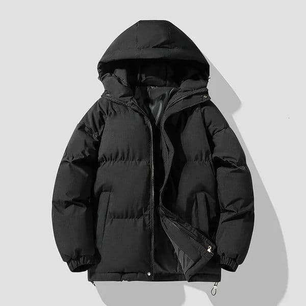 AutumnWinter Cotton Coat Jacket Down CottonPadded Thickened Hooded Puffer For Men And Women Casual Loose Fit Outerwear 250902BANJIA