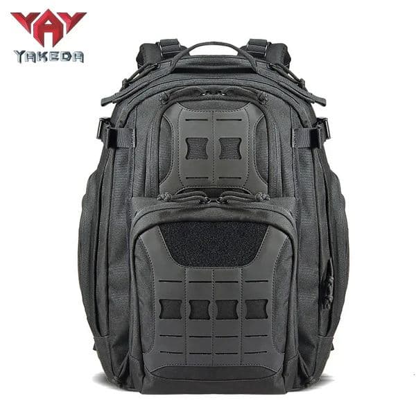 YAKEDA 600D MOLLE Tactical Backpack Assault Pack 40L Waterproof Outdoor Travel Camping Climbing Hiking Bag Mens Rucksack 250902 Z260508