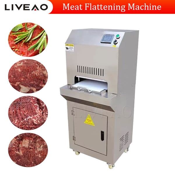 Chicken Breast Flatten Meat Press Machine Automatic Meat Pie Maker Making Molding Machine