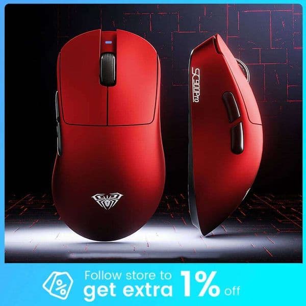 AULA SC Mouse Paw Tri Mode Wireless Hz Gaming Mice Battery Detachable Lightweight PC Accessories For FPS Gamer