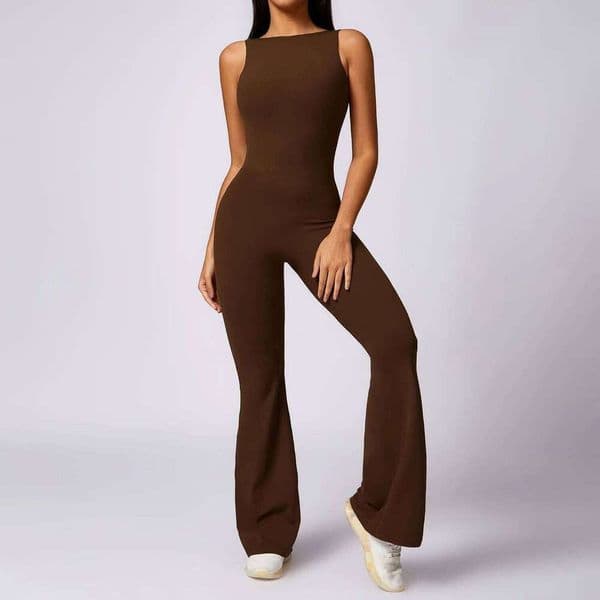 New Gym Training Yoga Set Sportswear Women One Piece Jumpsuit Fiess Rompers Female Workout Legging Bodysuits