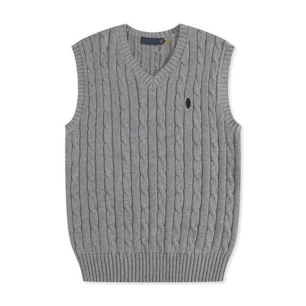 Men polo sweater Sleeveless Woman horse coarse Knit Cardigan Vest designer sweater jumper warm pullover comfortable fabric tops