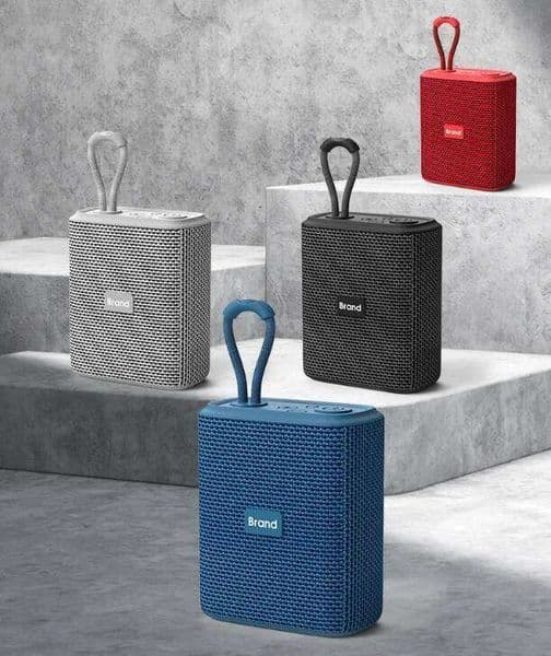 Mini Portable Wireless Speaker EBS W Bluetooth IPX Waterproof Bass Built with Fabric Mesh Handle Long Playbacktime