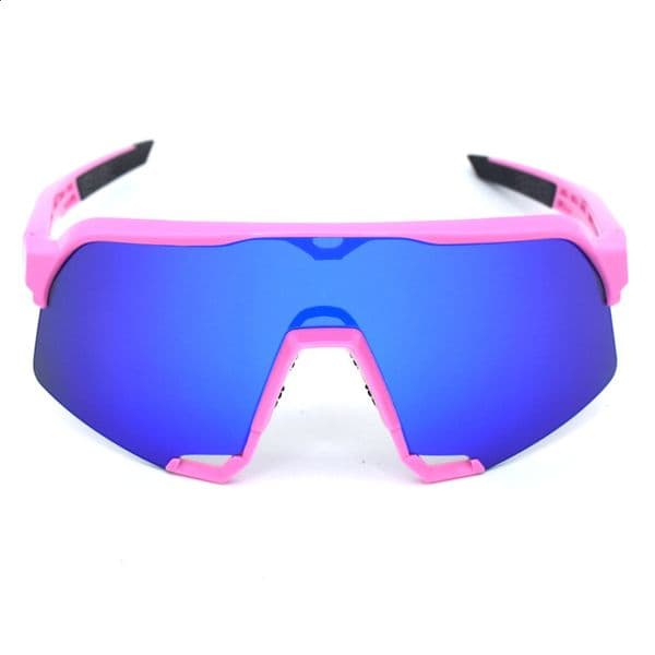 Bike Cycling Face Mask 2026 New Outdoor QUESHARK 13 Colors Women Men Mirror Outdoor Cycling Sunglasses Printed Sports MTB Bicycle Eyewear Riding Road windproo