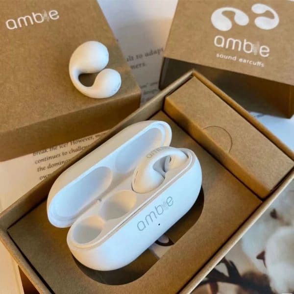 For Ambie Earphones Sound Earcuffs Ear Bone Conduction Earring Wireless Bluetooth Auriculares Headset TWS Sport Earbuds headphone