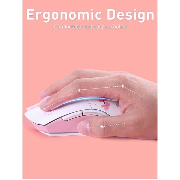 Dual Modes Gamer Mouse RGB G Wireless Wired Gaming Mice Built in mAh Recharging Battery with ro Set for PC Laptop