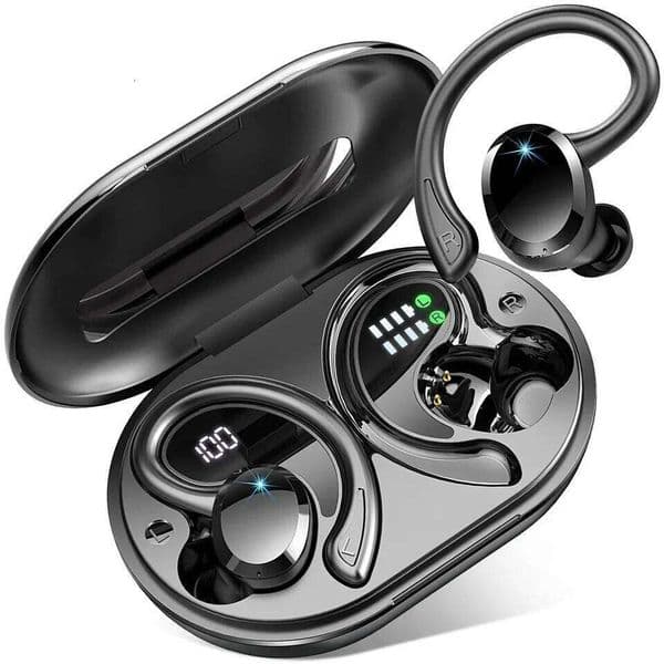 Wireless Earbuds Bluetooth Stereo Bass in Ear Noise Cancelling Mic Earphones IP Waterproof Sports H Playback