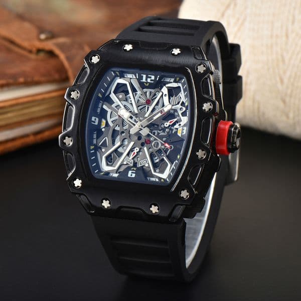 special-shaped waterproof large dial fashionable men's waterproof watch women's quartz watch