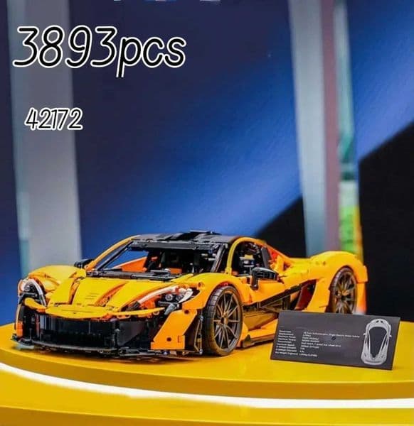 2026 New 3893Pcs Technical Building Blocks Compatible 42172 Mclaren P1 Moc Bricks Model Adults Sports Car Toys For Boy Christma Giftsxj25090