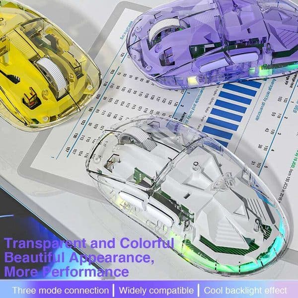 Wireless Bluetooth Gaming Mouse DPI Optical Sensor ro Programmable Ergonomic Mice For Laptop PC Gamer