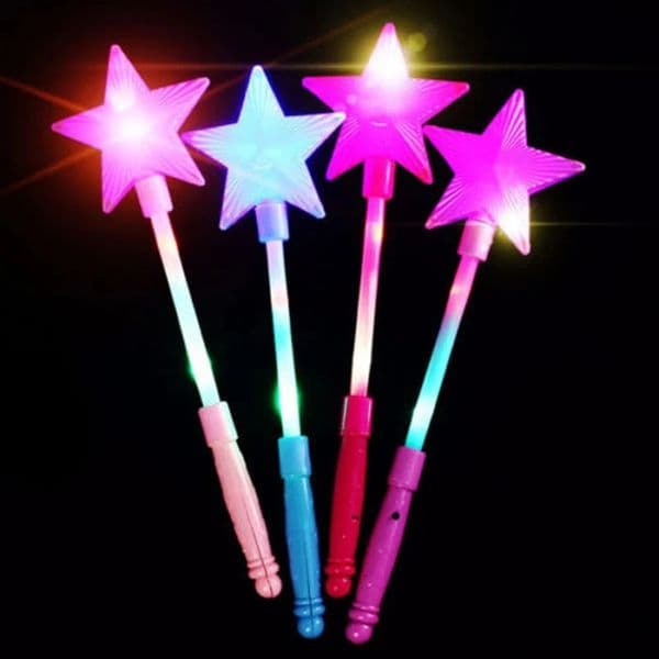 1pc Flashing Kids Gift Toy Flash Stick Lights Up Glow Sticks Star Wand Party Xmas Halloween 250903BJ