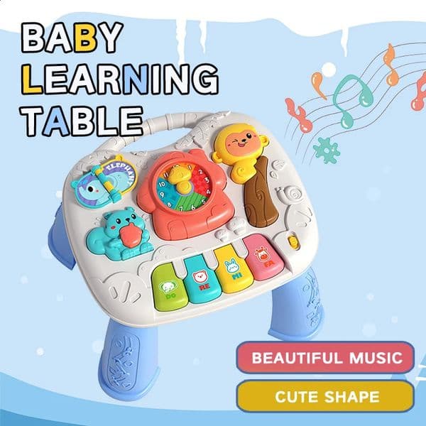 Multifunctional Early Education Toy Game Table for Infants and Toddlers 18 Months and Up Sparking Curiosity and Creativity Mu250903BJ