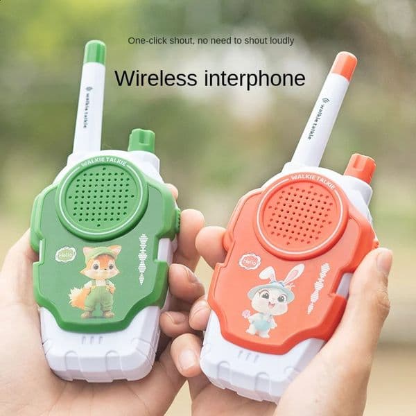Walkie Talkies 2 Pcs Long Range Talkies Toys Plastic Materia3050 Meters Effective RangeIdeal Easter Christmas Presents f 250903BJ