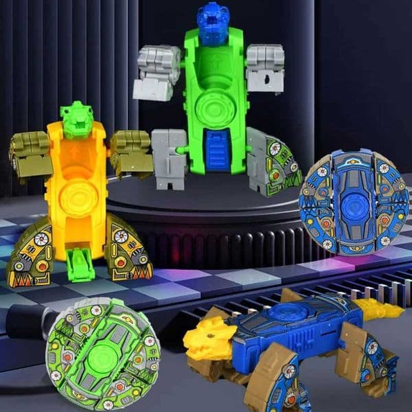 New Transformed Dinosaur Cart Fidget Spinner EDC Creative Stress Relief Toys Plastic Hand Spinner Fidget Toys Adult Gifts W250903