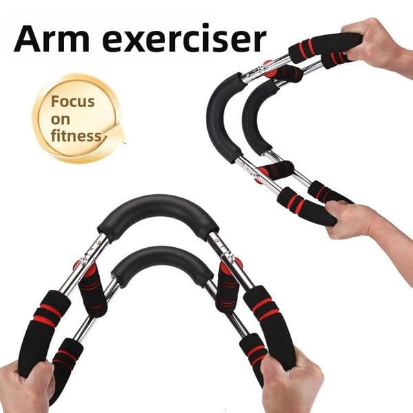 U-Shaped Arm Strengthener Adjustable Training Chest Expander Arm Pulldown Grip Bar Fitness Equipment Chest Muscle Speed Arm Trainer
