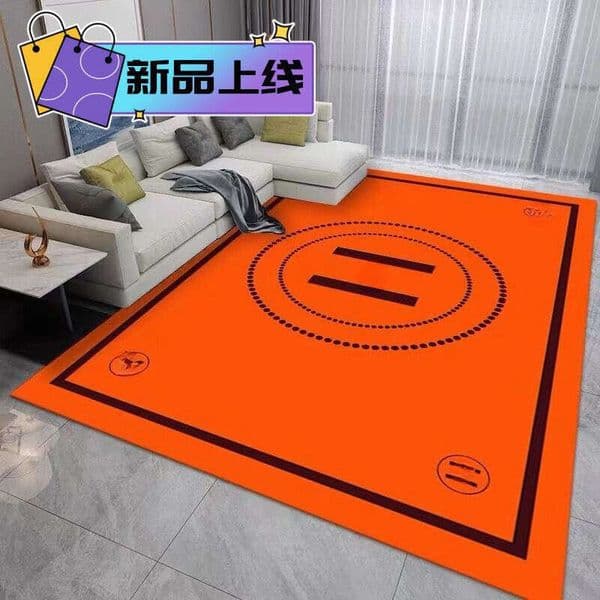 Trendy Living Room Carpet Bedroom Bedside Light Luxury Personalized Cloakroom Clothing Store Rug Non-Slip B2