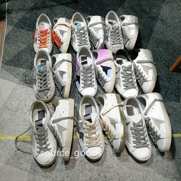 Designer Shoes Women Brand Men New Sneakers Sequin Classic White Do Old Dirty Casual Shoe Lace Up Low tennis Shoe T0Kb#