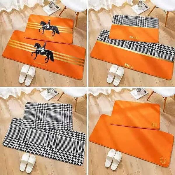 Best Nordic Fashion Strip Bedroom Bedside Mats Living Room Door Rugs Kitchen American Style Carpet Balcony Thick Plush Comfortable S250818