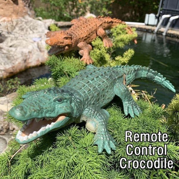 istic RC Crocodile for Pool Lake Toys for Kids Waterproof Remote Control Animal Children Gift Electric Boats Model 250903BJ