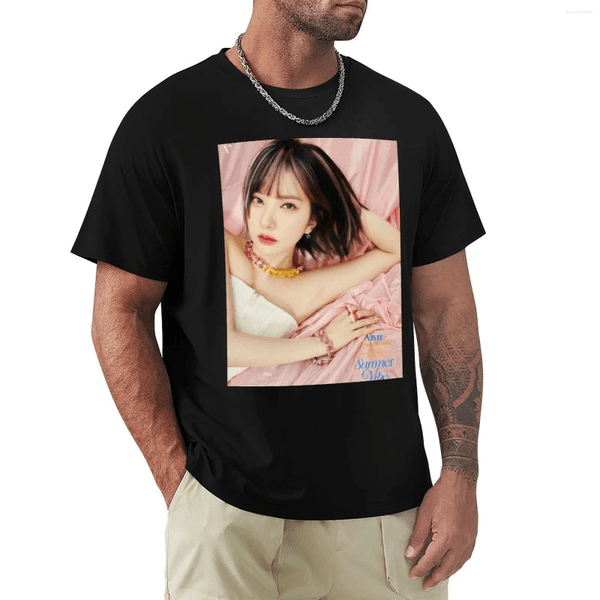 Men's Polos EUNHA (VIVIZ) - SUMMER VIBE T-Shirt Luxury Man Boys Animal Print Graphic T Shirt Vintage Mens Shirts Tee