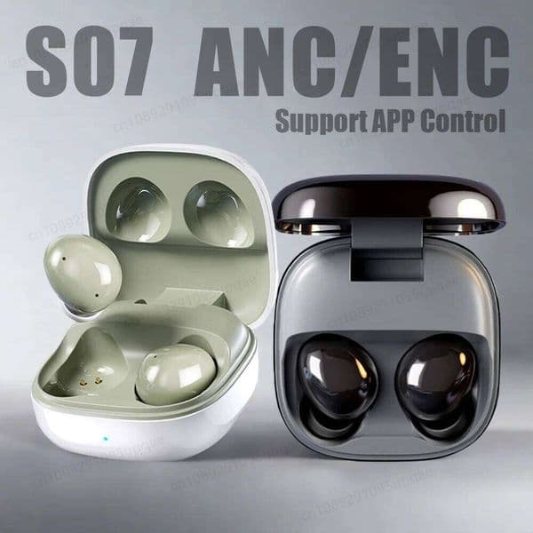 MZYMI S07 ANC Wireless Headset TWS Active Noise Cancelling In Ear Headphone Bluetooth ENC Music Earphone Support APP Control