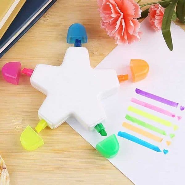 Highlighters Multicolor Creative Highlighter Pen Kawaii Markers Drawing School Art Supplies Japanese Stationery X250904