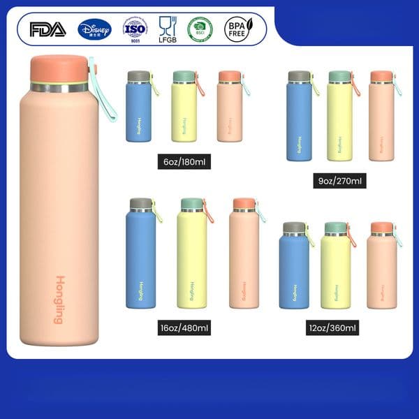 Hot-Selling Mini Insulated Water Bottle 304 Stainless Steel American Style Small Pocket Cup Sports Water Bottle