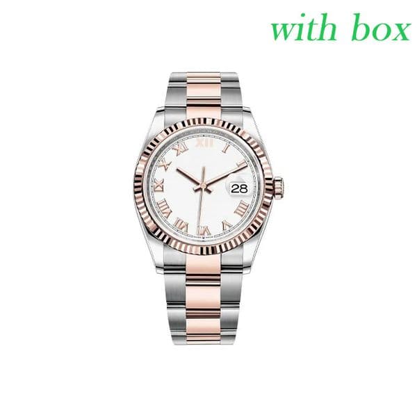 Mens 41/36MM watches Women 31/28MM Quartz wristwatch 904L stainless steel Strap 2813 movement Automatic Watch Sapphire Luminous luxury Montres Free shipping