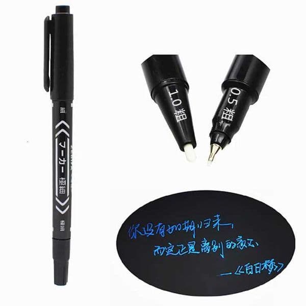 Invisible Pen Uv Light Dual Tip Highlighters Magic Pen Textmarker Markers for Chess Paper Detective Game Office Stationary X250904
