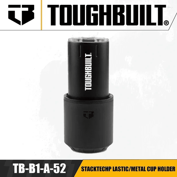 Water Bottles TOUGHBUILT TB-B1-A-52 STACKTECHP Lastic/Metal Cup Holder Double-layer Vacuum Insulation