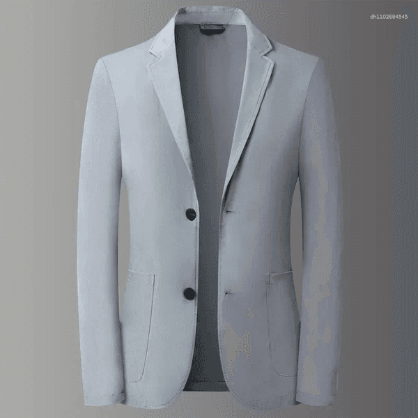 Men's Suits Men Lightweight Suit Sun Protection Clothing Spring Summer Thin Mens Blazer Ice Silk Jacket Smart Casual Male Coat