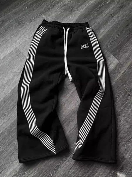 Y2k Embroidered Black Gray Casual Pants Camo Functional Functional Mens Womens Premium Drawstring Sweatpants 250905BJ