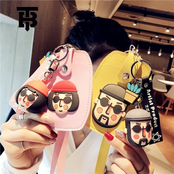 TB BHULAMTE Designer Bag This Killer Is Not Luxury Bag So Cold Card Holder Campus Card All-in-one Card Holder Bag Neck Strap Subway Transportation Card Badge Card Bag