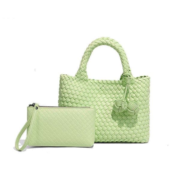 DHpet_wholesale Niche Woven Handbag for Women New Soft Leather Casual Shoulder Crossbody Fashion Versatile Handheld Small Tote Bag